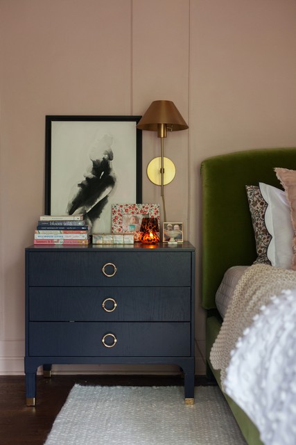 Lorna 3 Drawer Contemporary Night Stand- FOX6232B- Bedroom